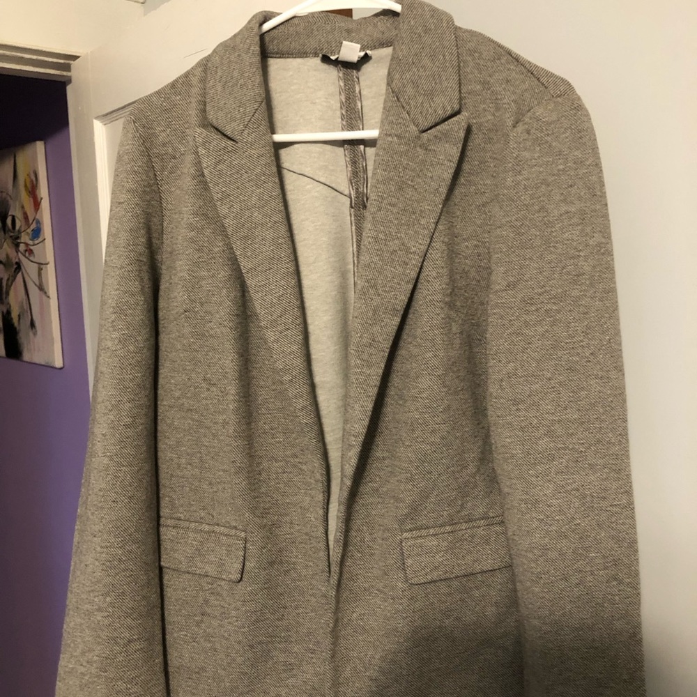 Top man women’s blazer grey charcoal